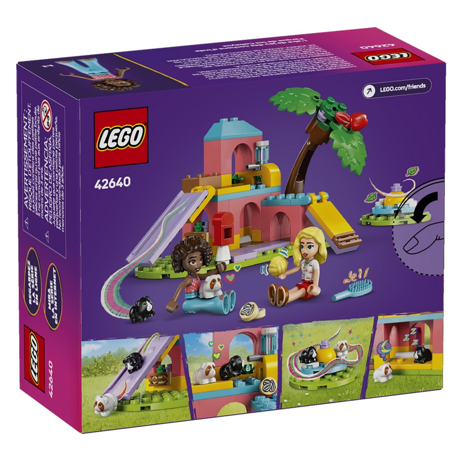 Конструктор LEGO Friends Игровая морских свинок 86 дет. - фото 7