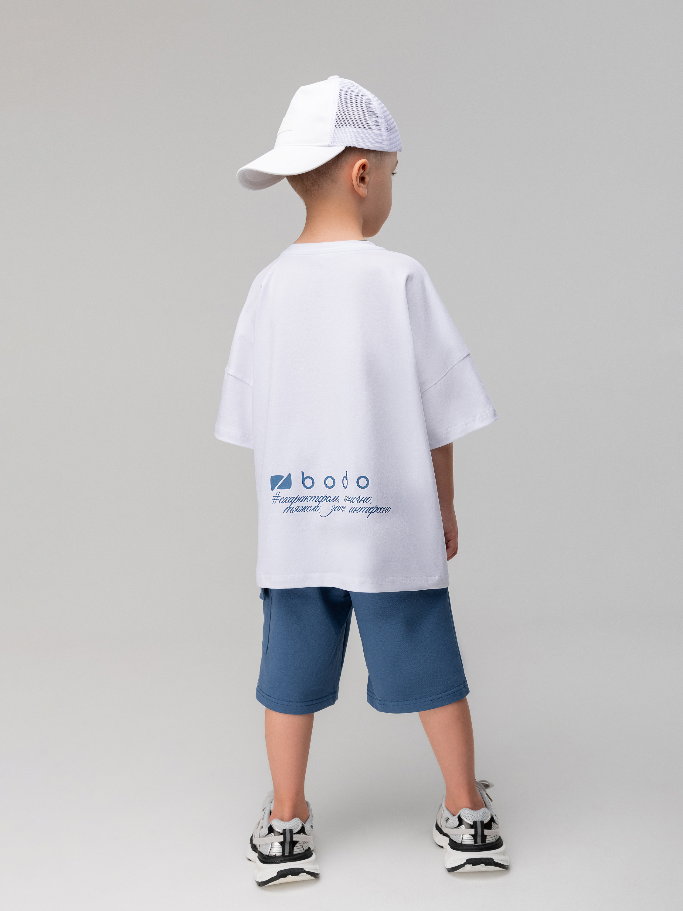 Шорты Bodo 8-89МU_деним (белый) - фото 3