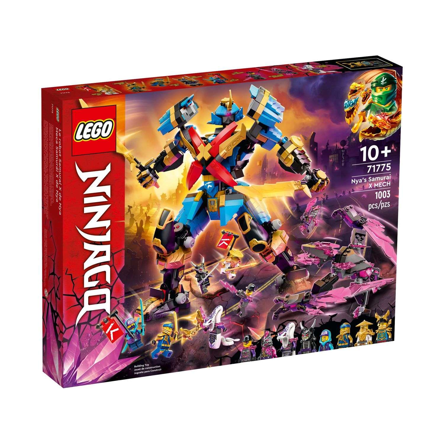 Конструктор LEGO NINJAGO Nyas Samurai X Mech блочный - фото 1