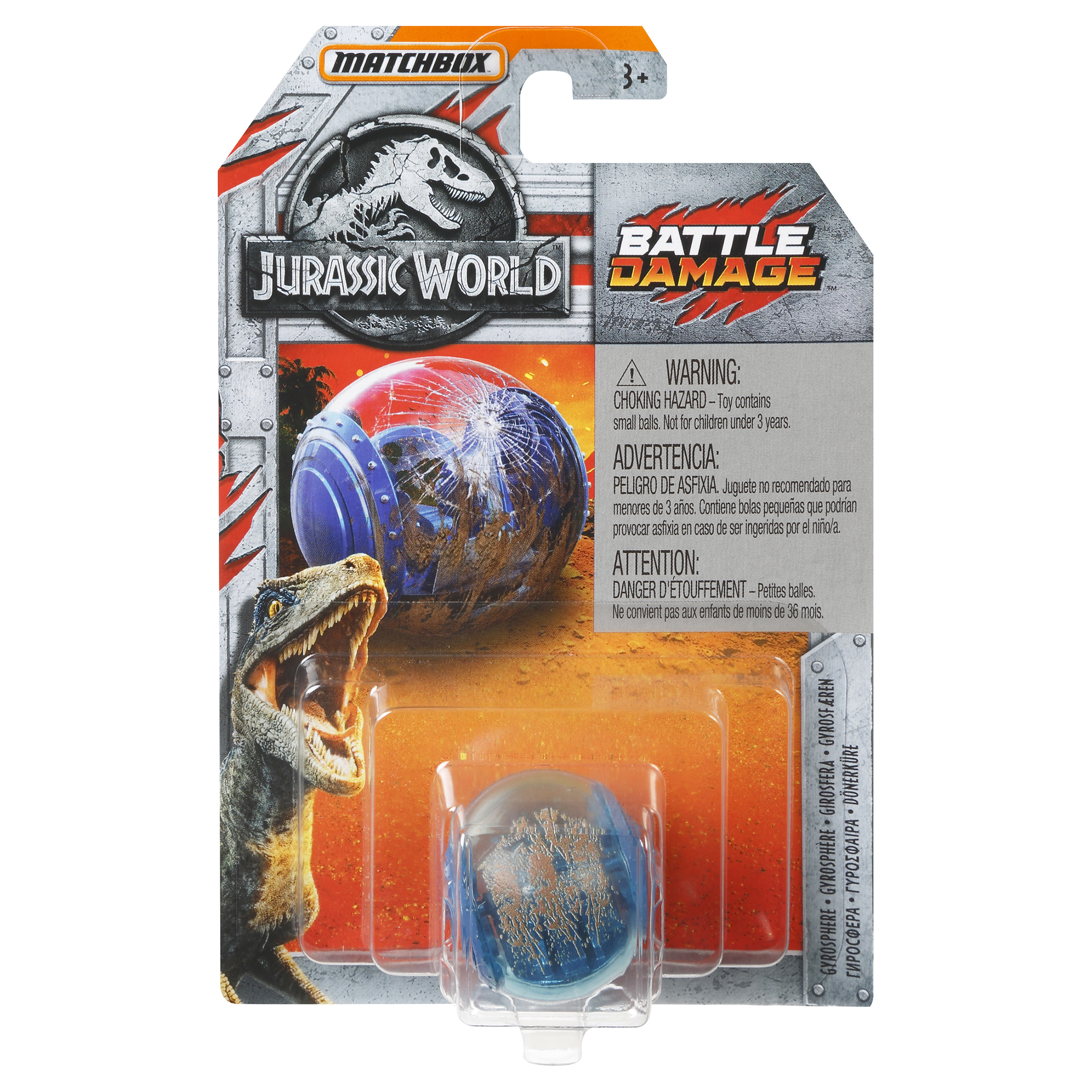Боевая машина Matchbox Jurassic World Боевые раны в ассортименте FVR56 - фото 3