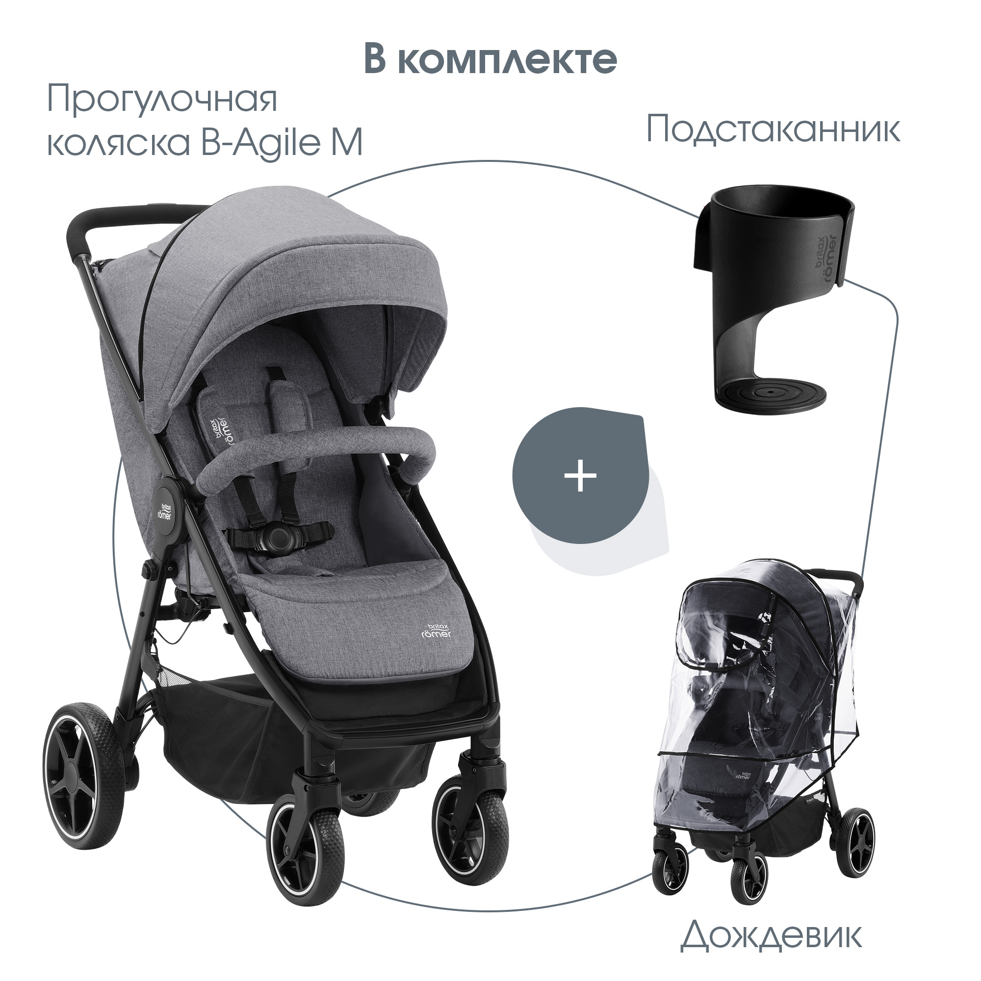 Коляска прогулочная Britax Roemer B-Agile M - фото 7