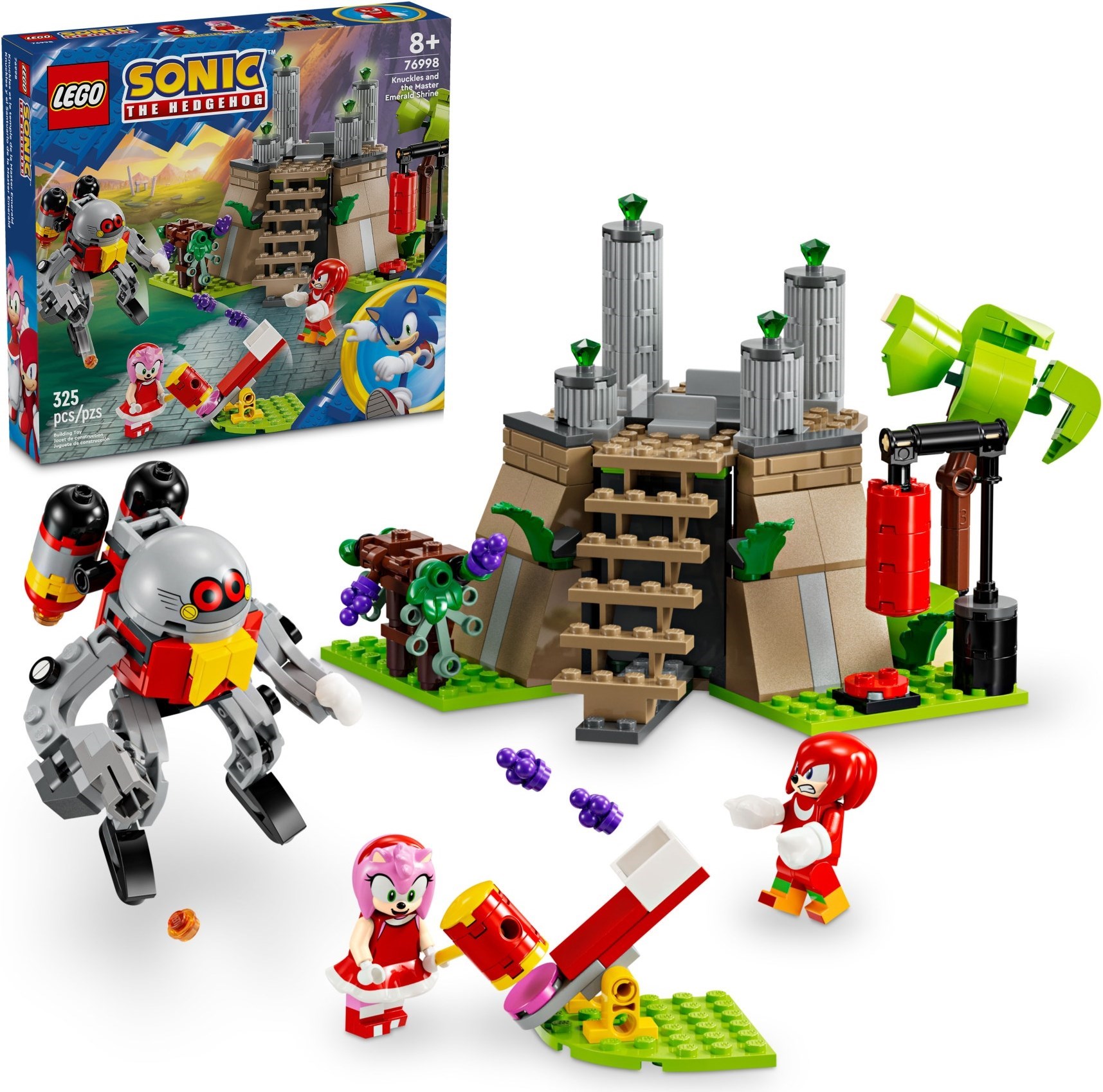 Конструктор LEGO Sonic the Hedgehog Наклз и Изумрудный храм 76998 325 дет. - фото 2