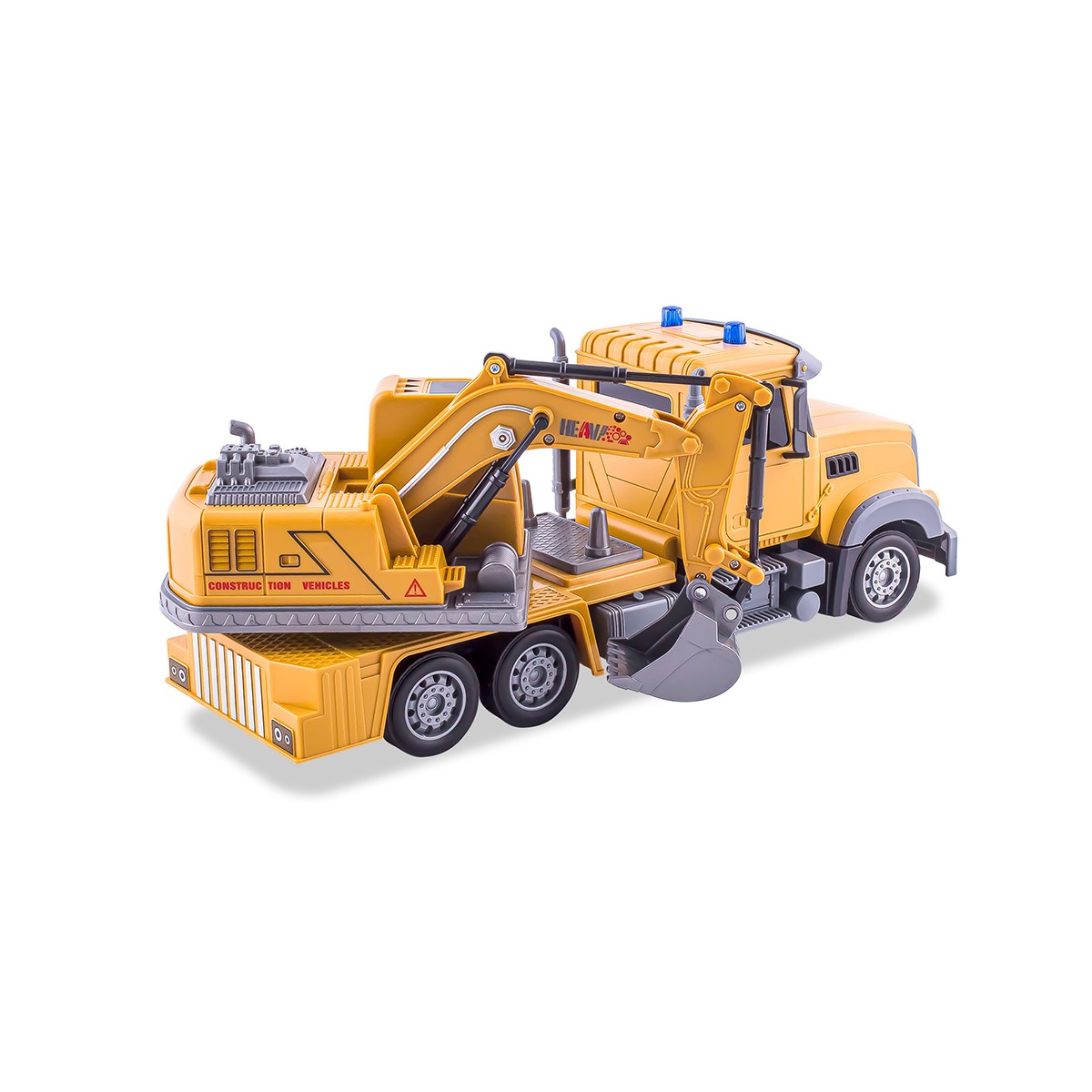 Экскаватор Mioshi 1:24 MTE1208-015 - фото 7