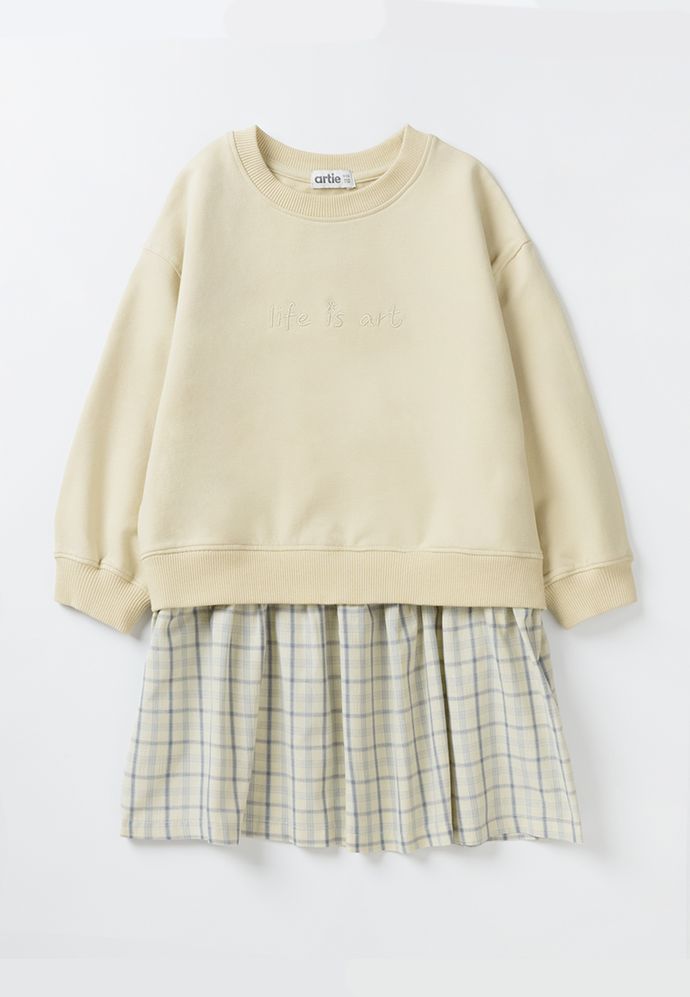 Платье artie W25M06PL-1526D/Молочный - фото 7