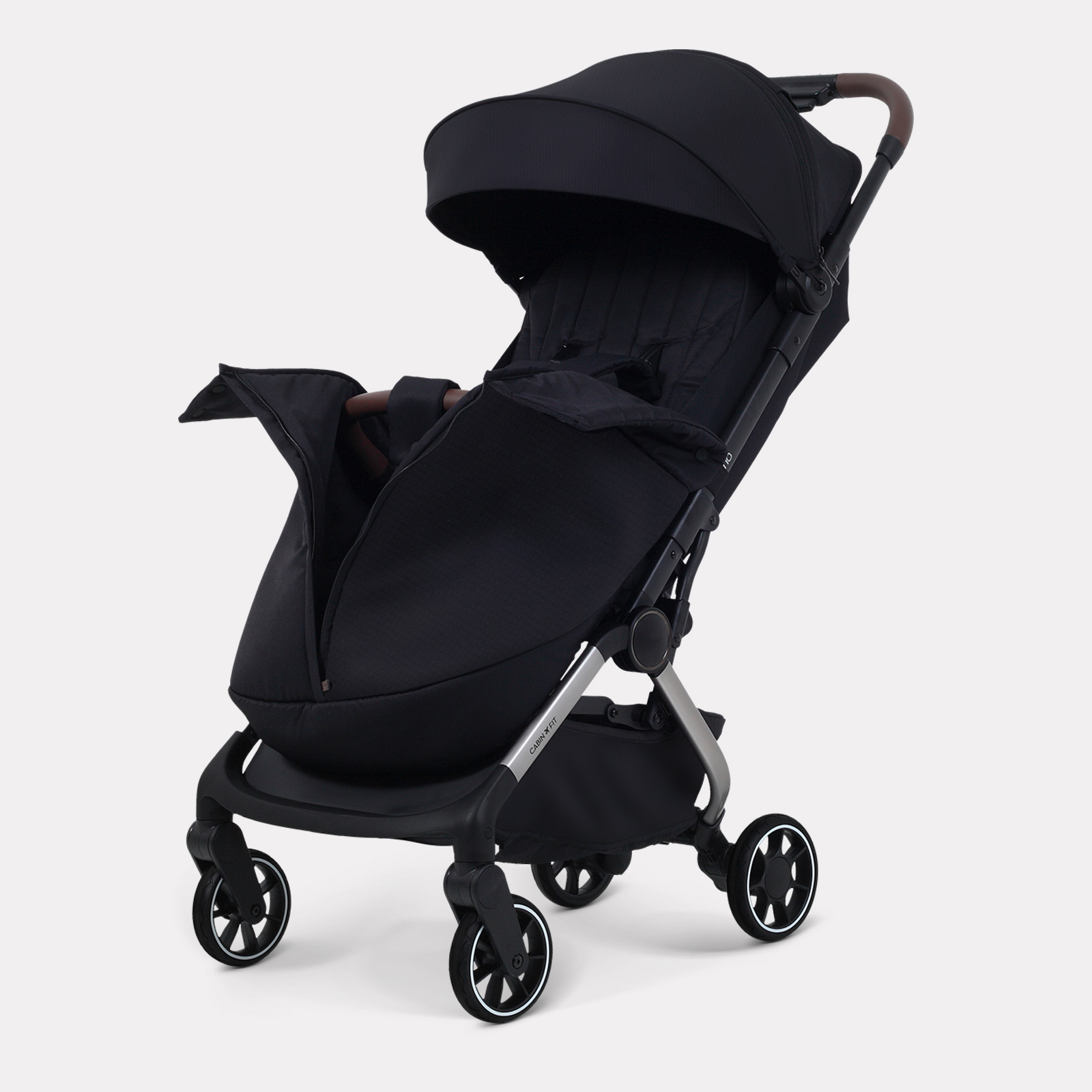 Коляска прогулочная Rant Zeno черный - фото 4