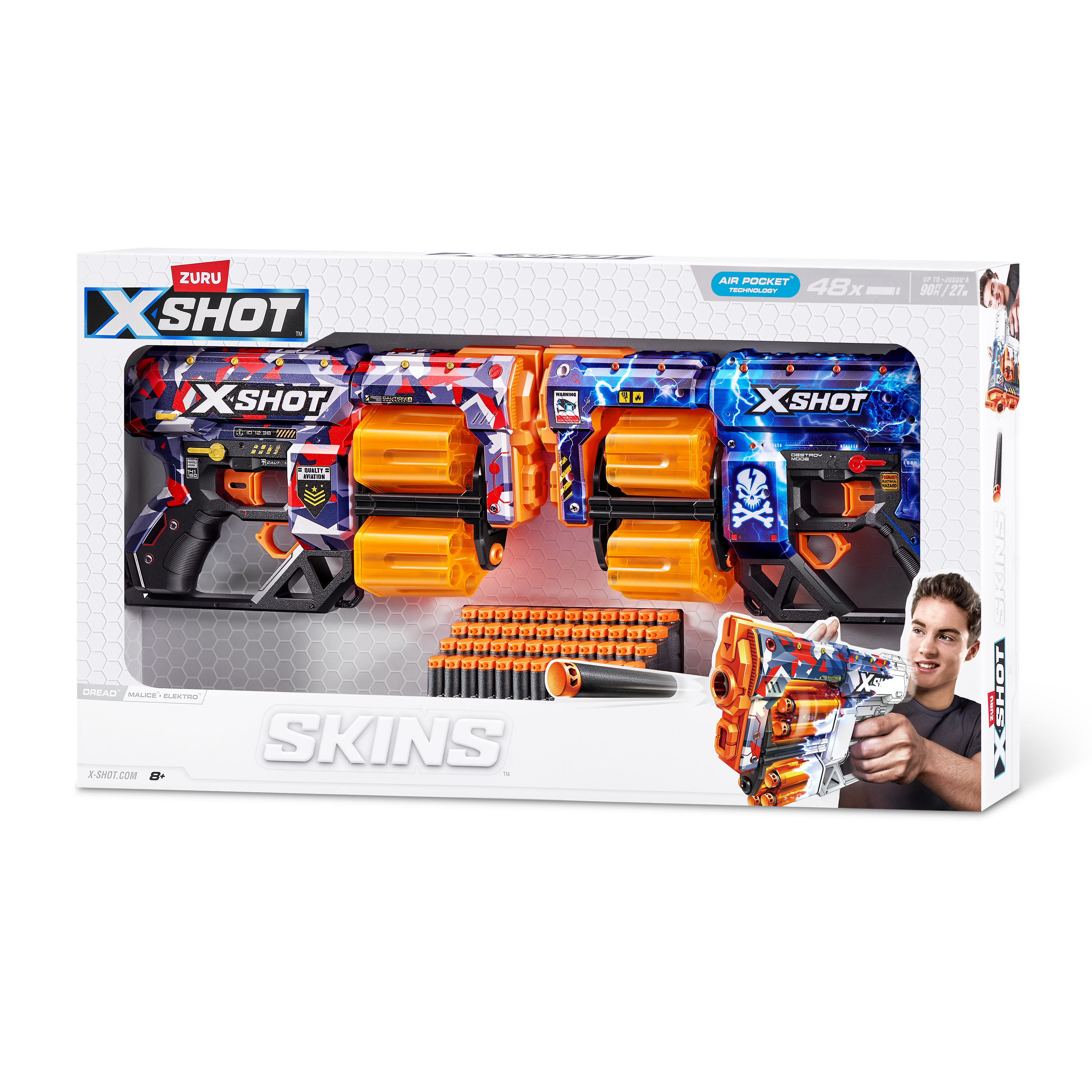 Бластер Zuru XSHOT  Skins Бластер Дред - фото 10