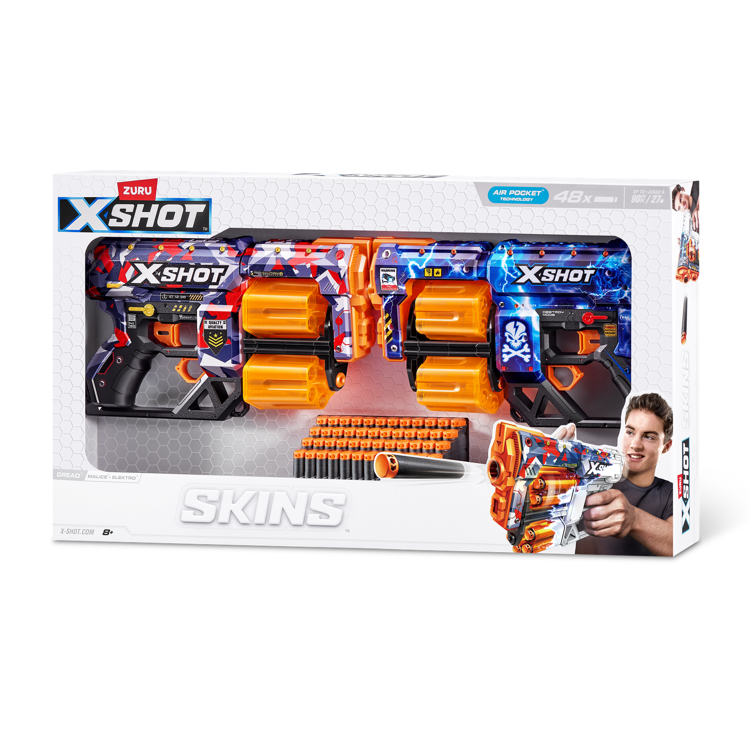 Бластер Zuru XSHOT  Skins Бластер Дред - фото 10