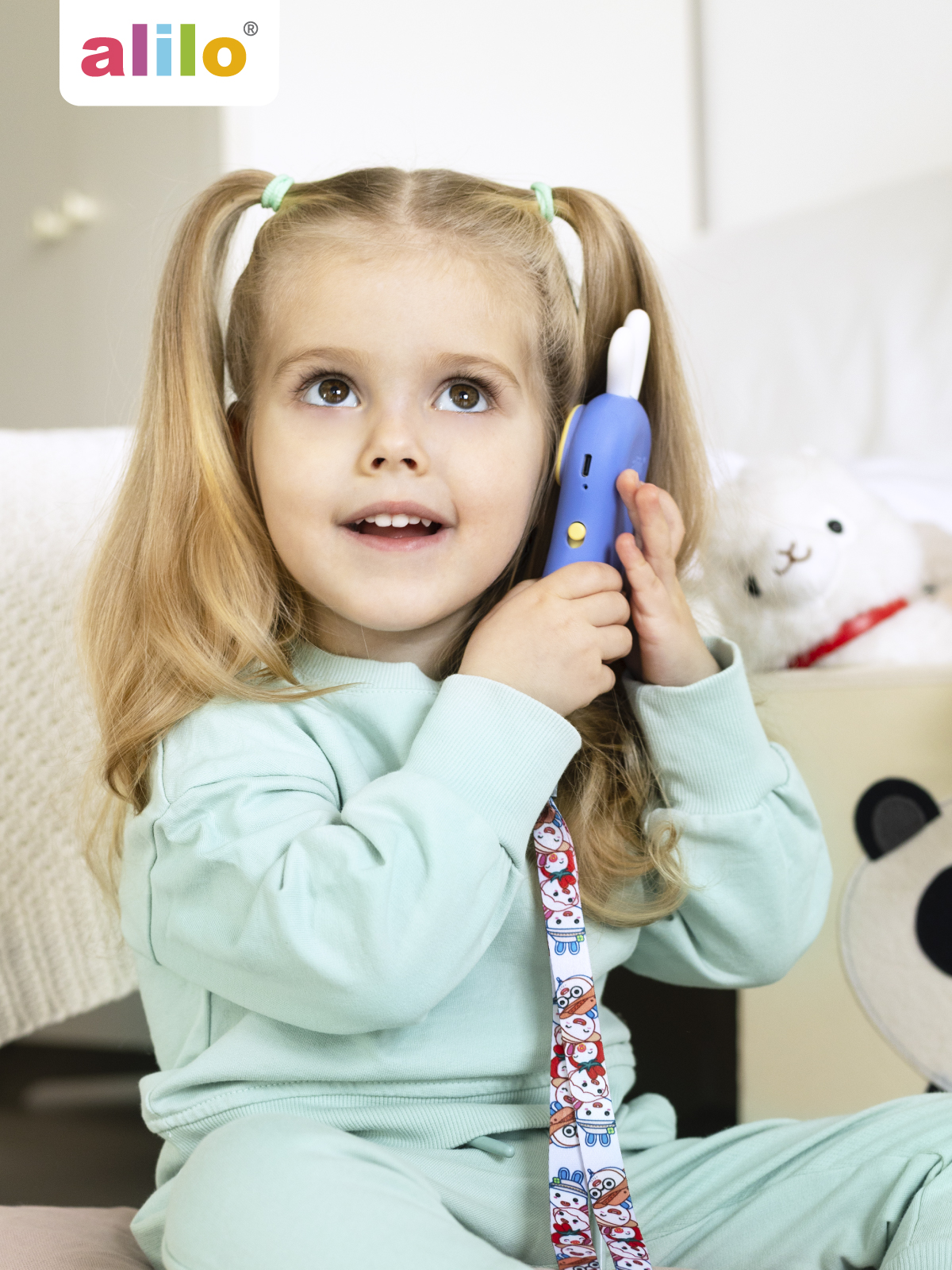 Игрушка alilo телефон Телефон Ушастик-Лапочка - фото 9