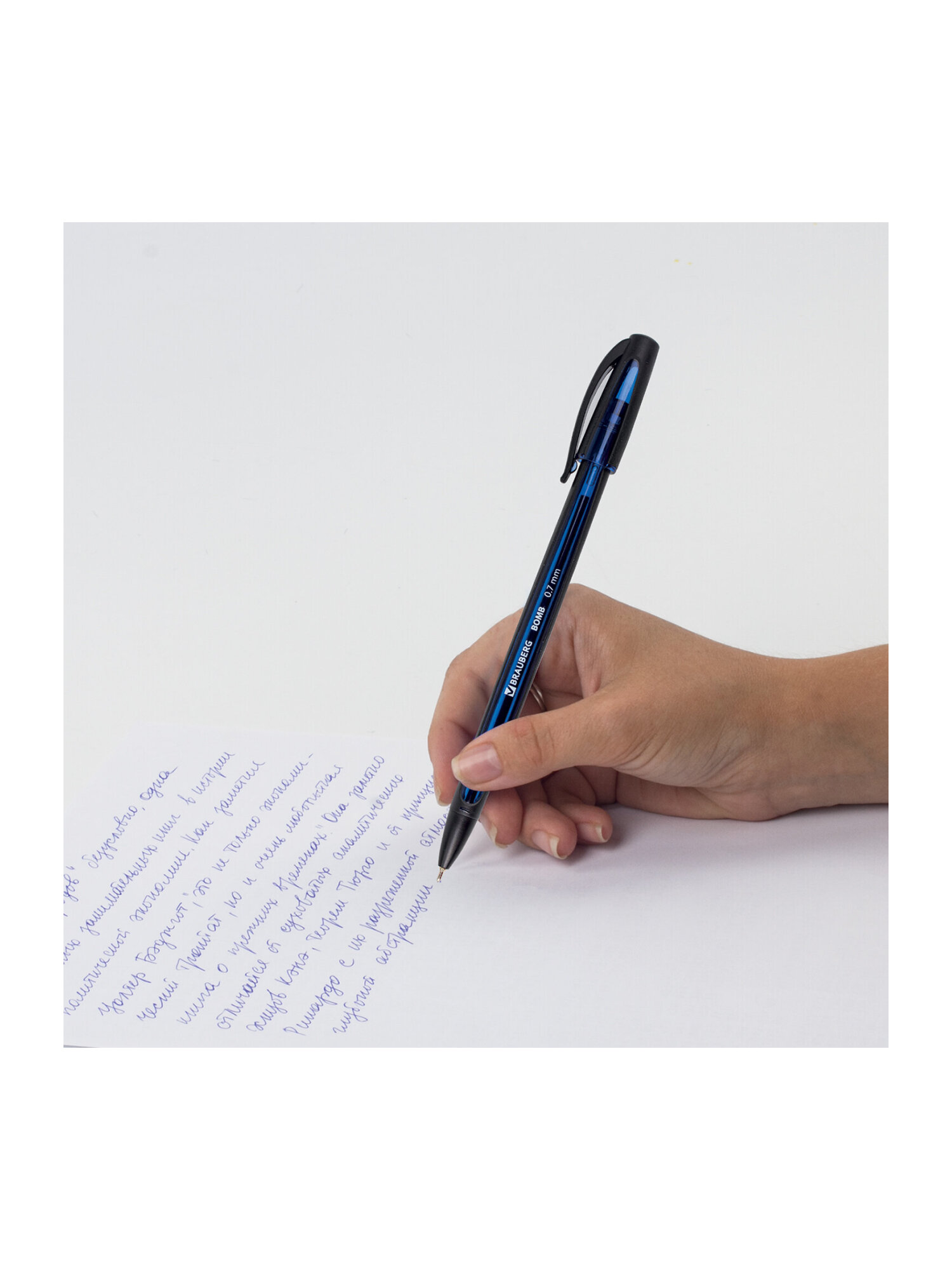 Ручка шариковая Brauberg 12 шт. - фото 15