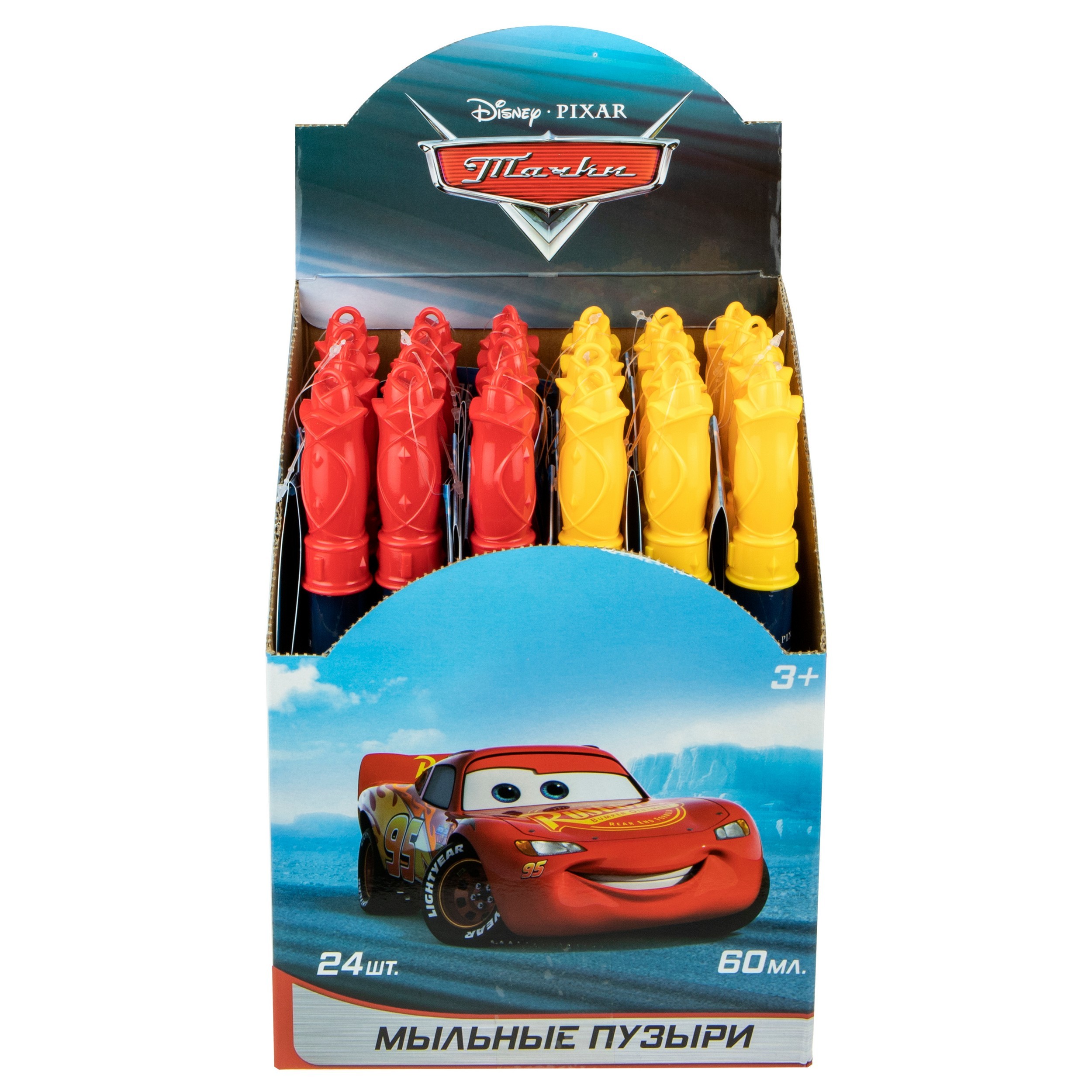 Мыльные пузыри 1TOY Тачки в ассортименте - фото 3