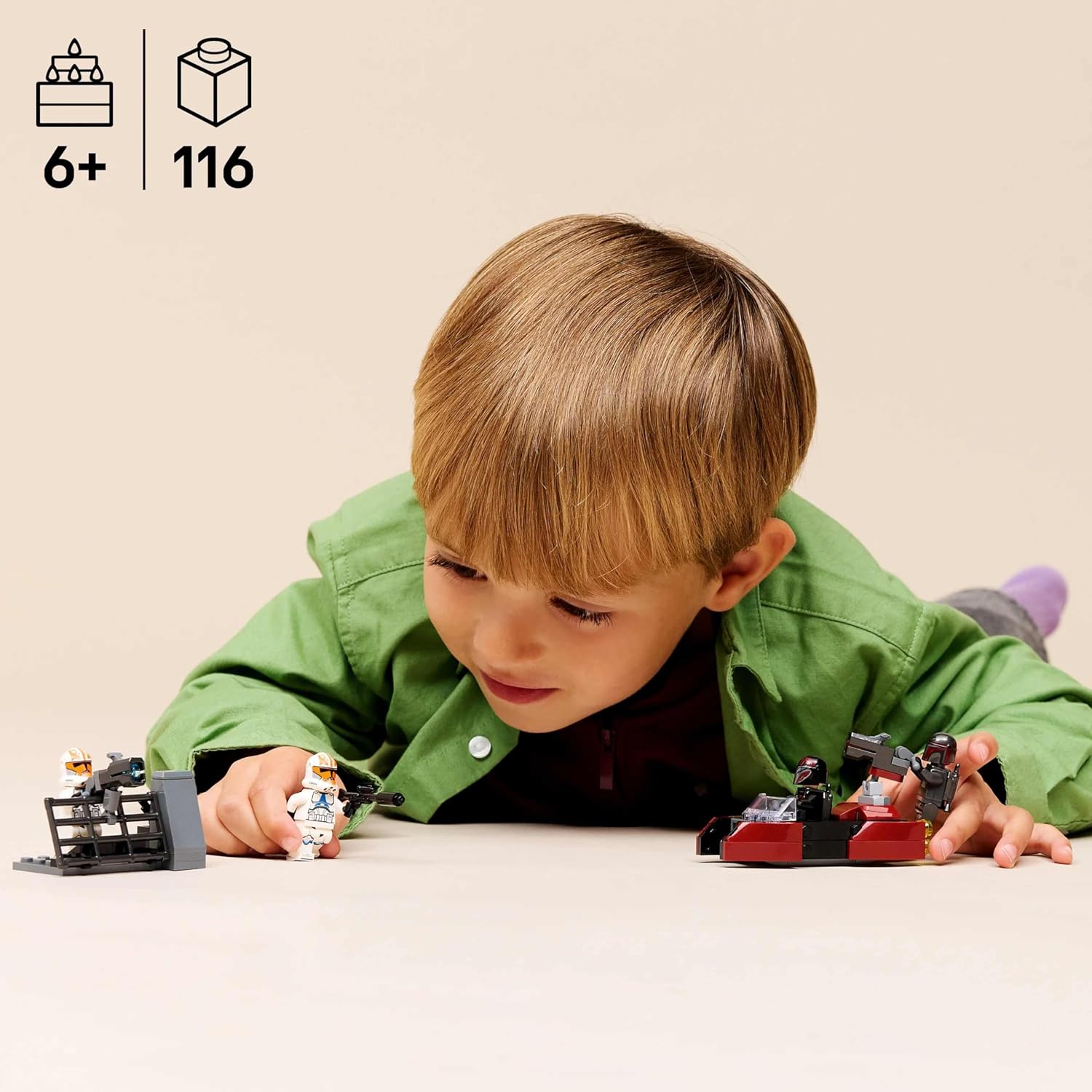 Конструктор LEGO Star Wars Боевой набор Осада Мандалора 116 дет. - фото 7