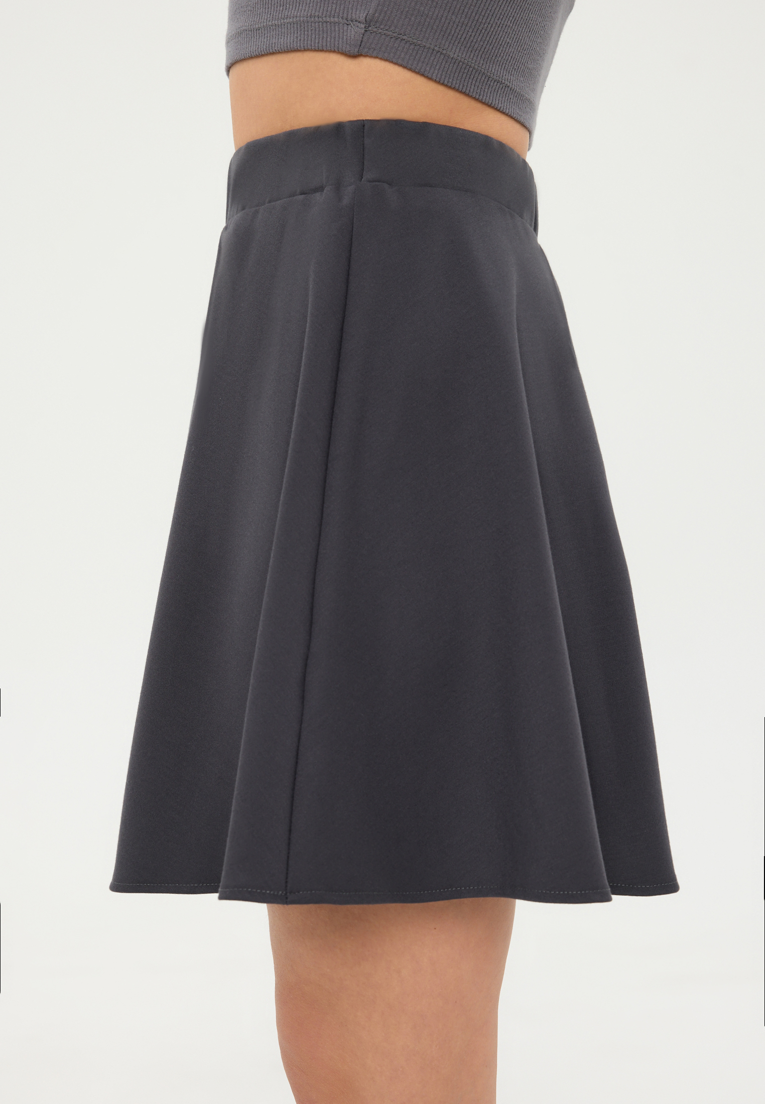 Юбка Stylish AMADEO AWS-5006-серый - фото 7