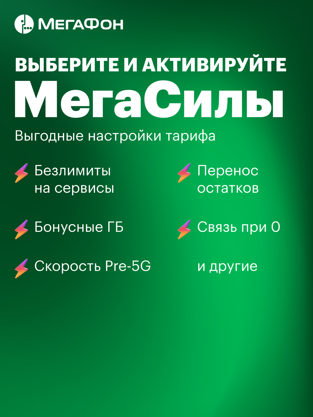 Комплект SIM-карт на двоих МегаФон. Вся Россия - фото 3