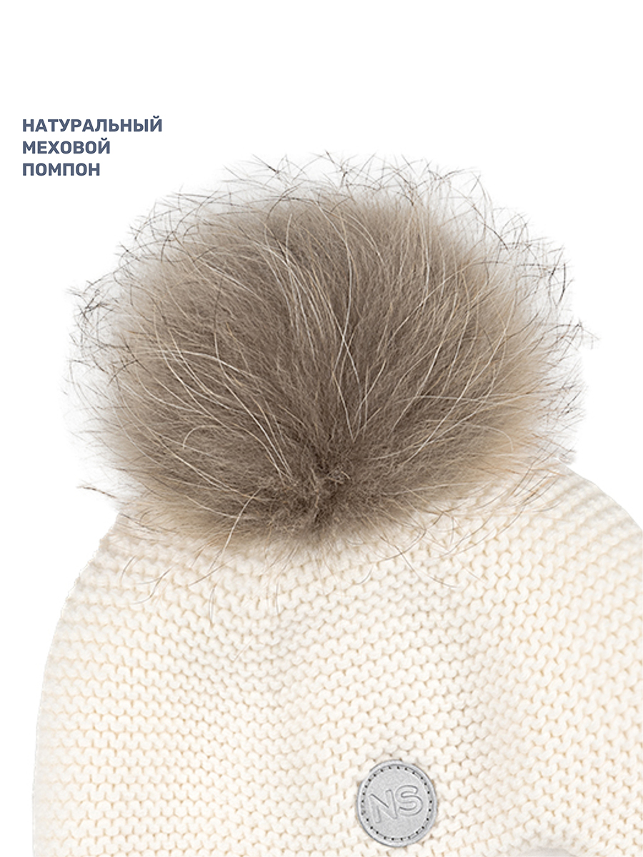 Шапка NIKASTYLE 10з15324 молоко - фото 6