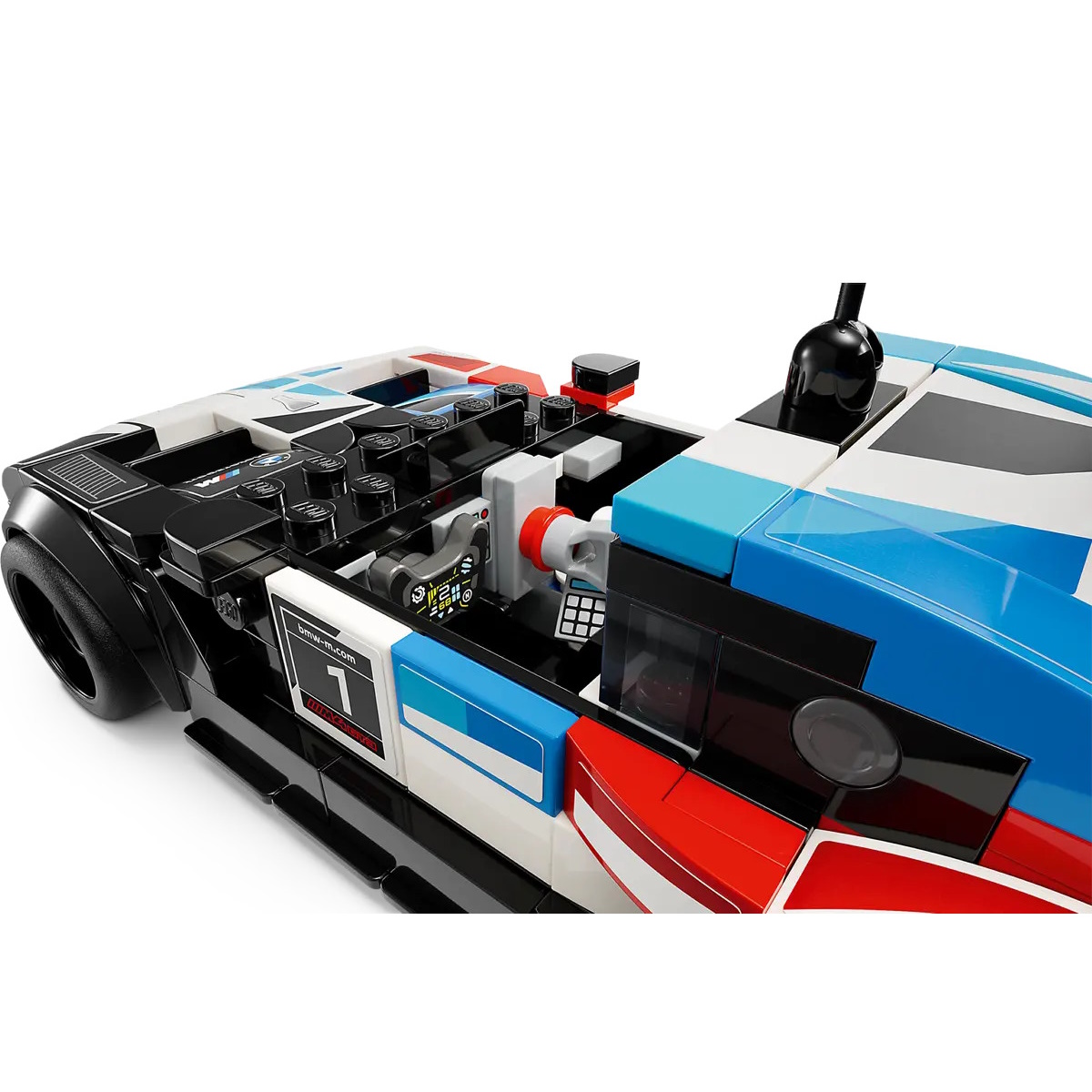 Конструктор LEGO Speed Champions BMW M4 GT3/Hybrid V8 676 дет. - фото 6
