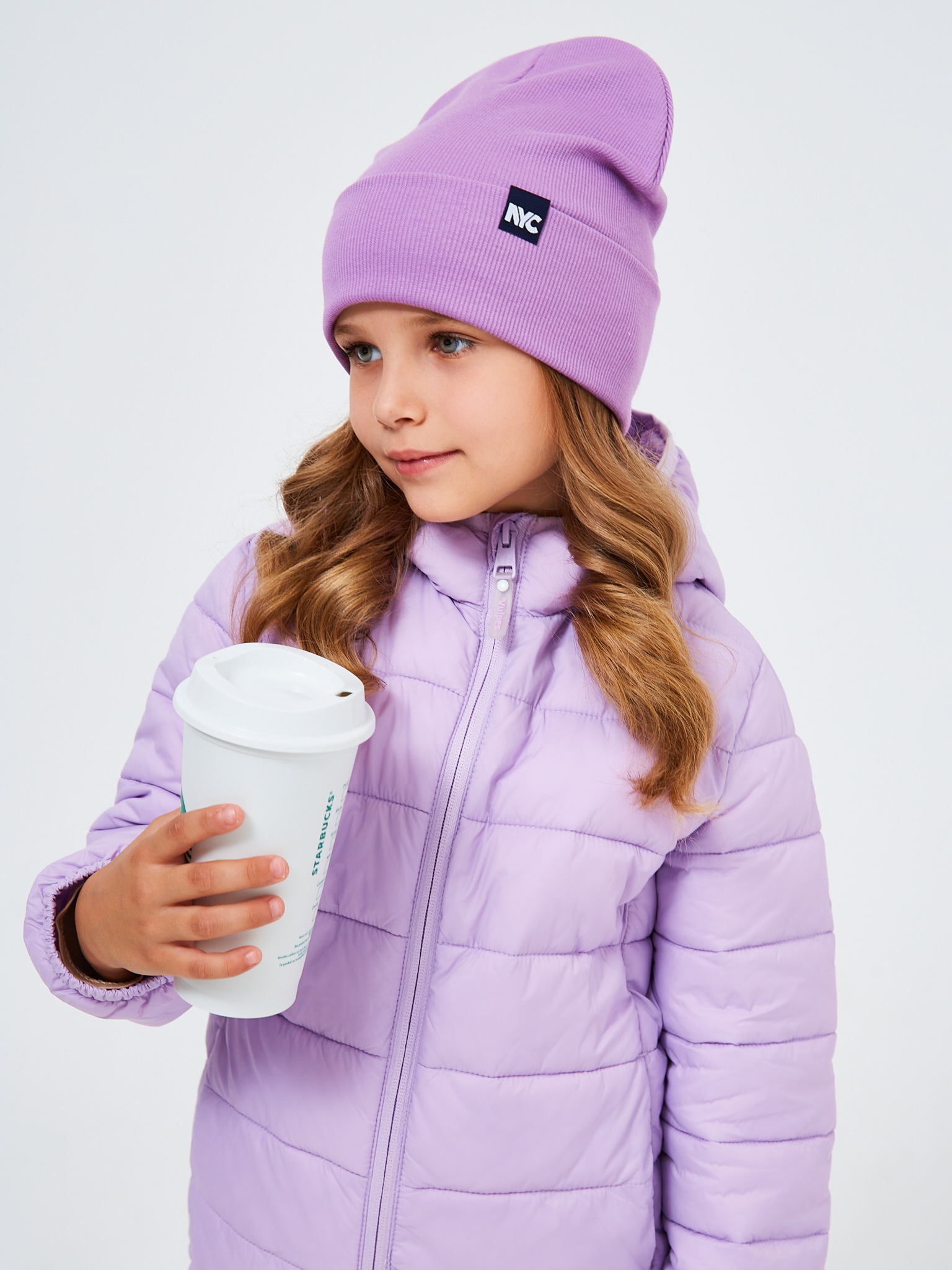 Шапка NYCkids NYC-H-070-KashG-purp - фото 14