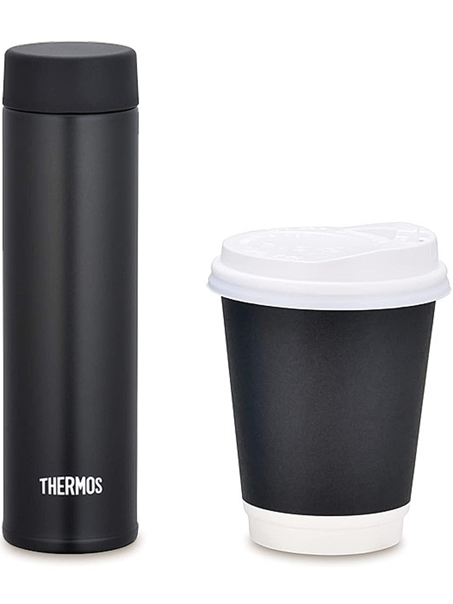 Мини-термос для кофе чая 180 мл THERMOS JOJ-180 чёрный – нержавеющая сталь герметичный тепло/холод 6/8 часов - фото 7