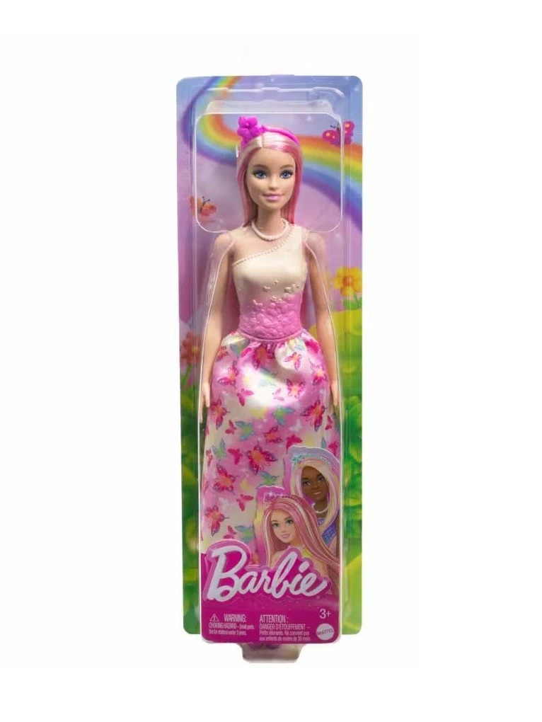 Кукла модельная Barbie Dreamtopia в платье с бабочками высота 30 см HRR08 - фото 6