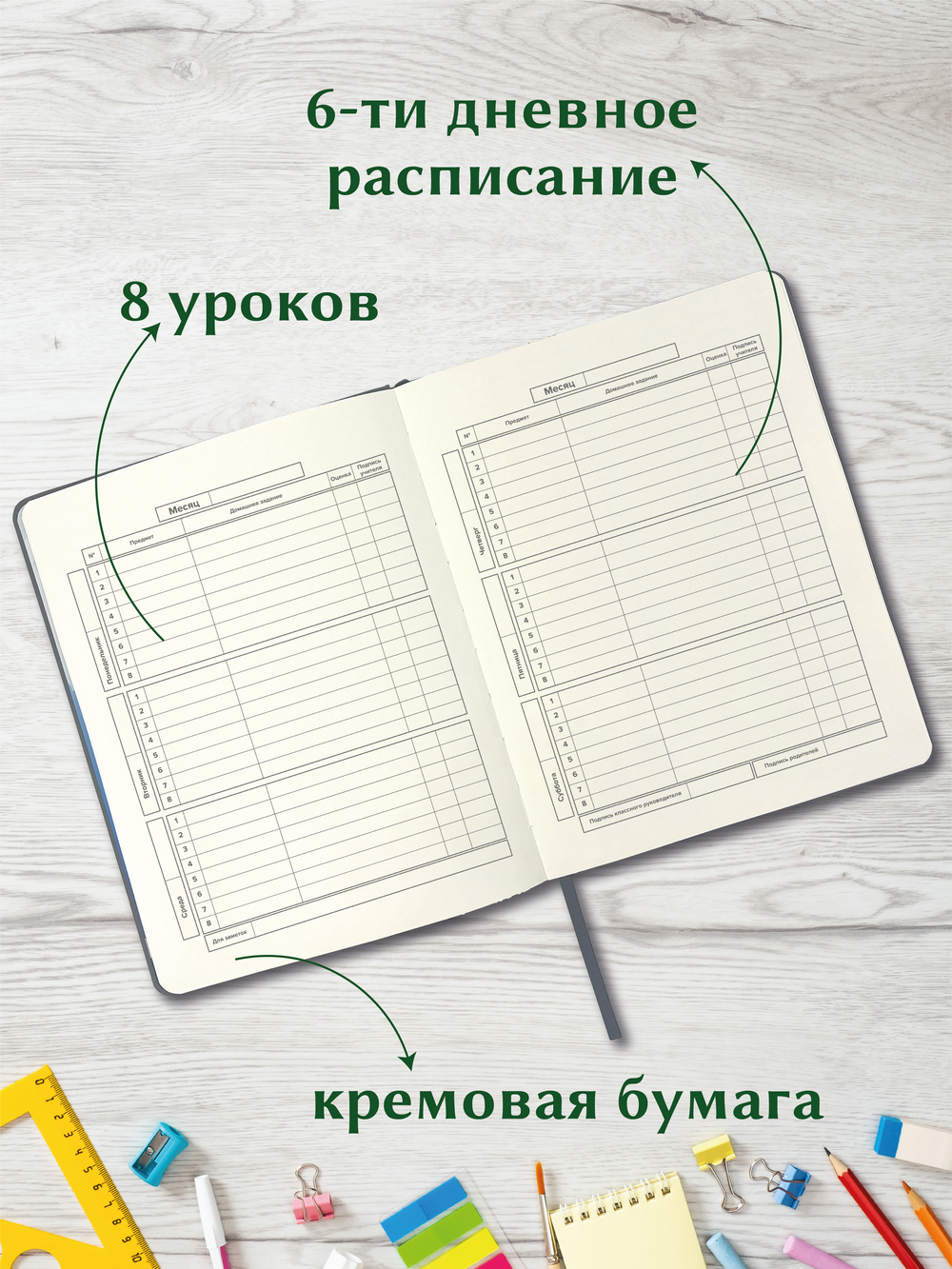 Дневник школьный AXLER 5 – 11 класс для мальчика и девочки - фото 4