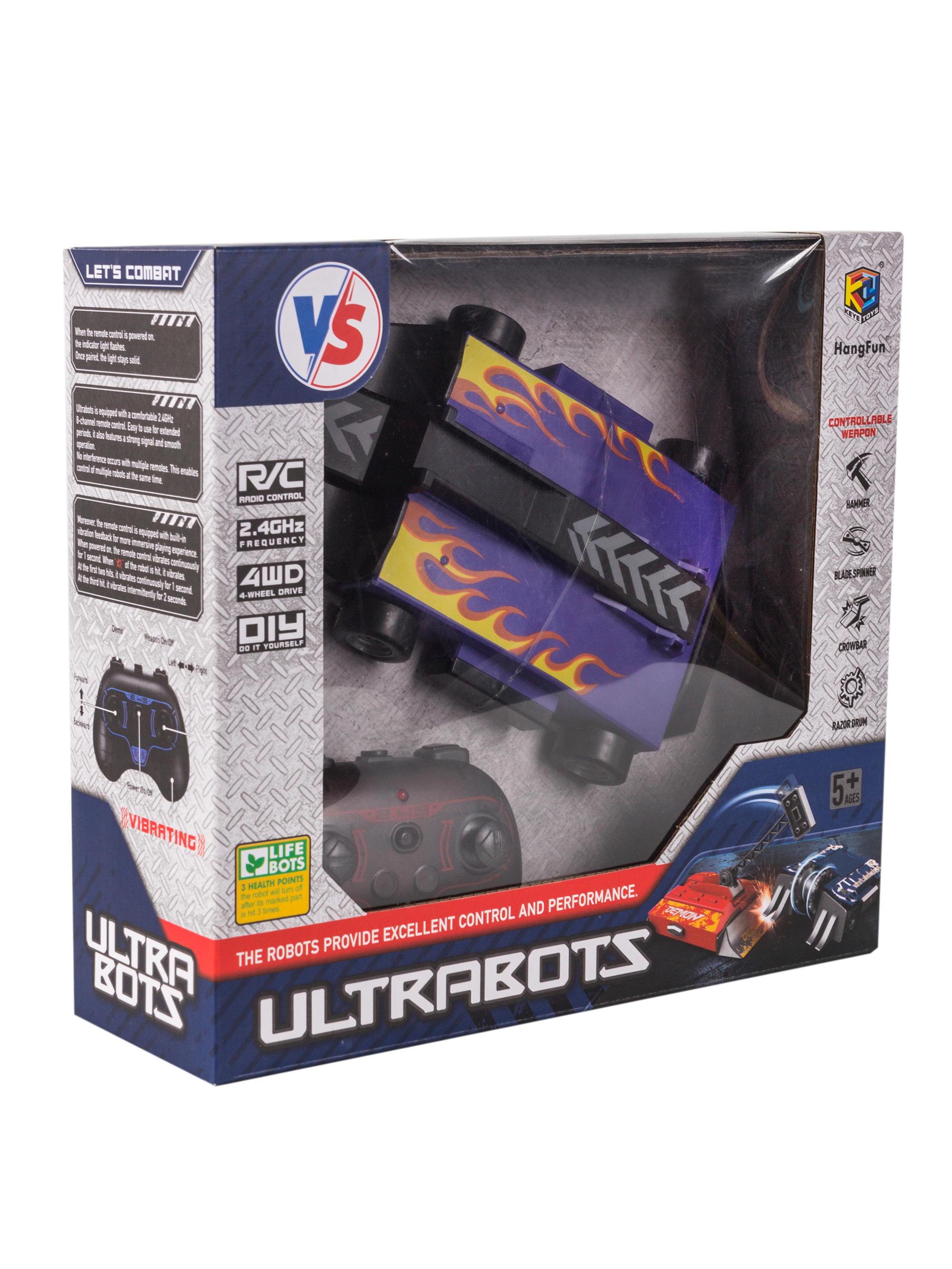 Робот РУ ULTRA BOTS Огненный Шторм - фото 17