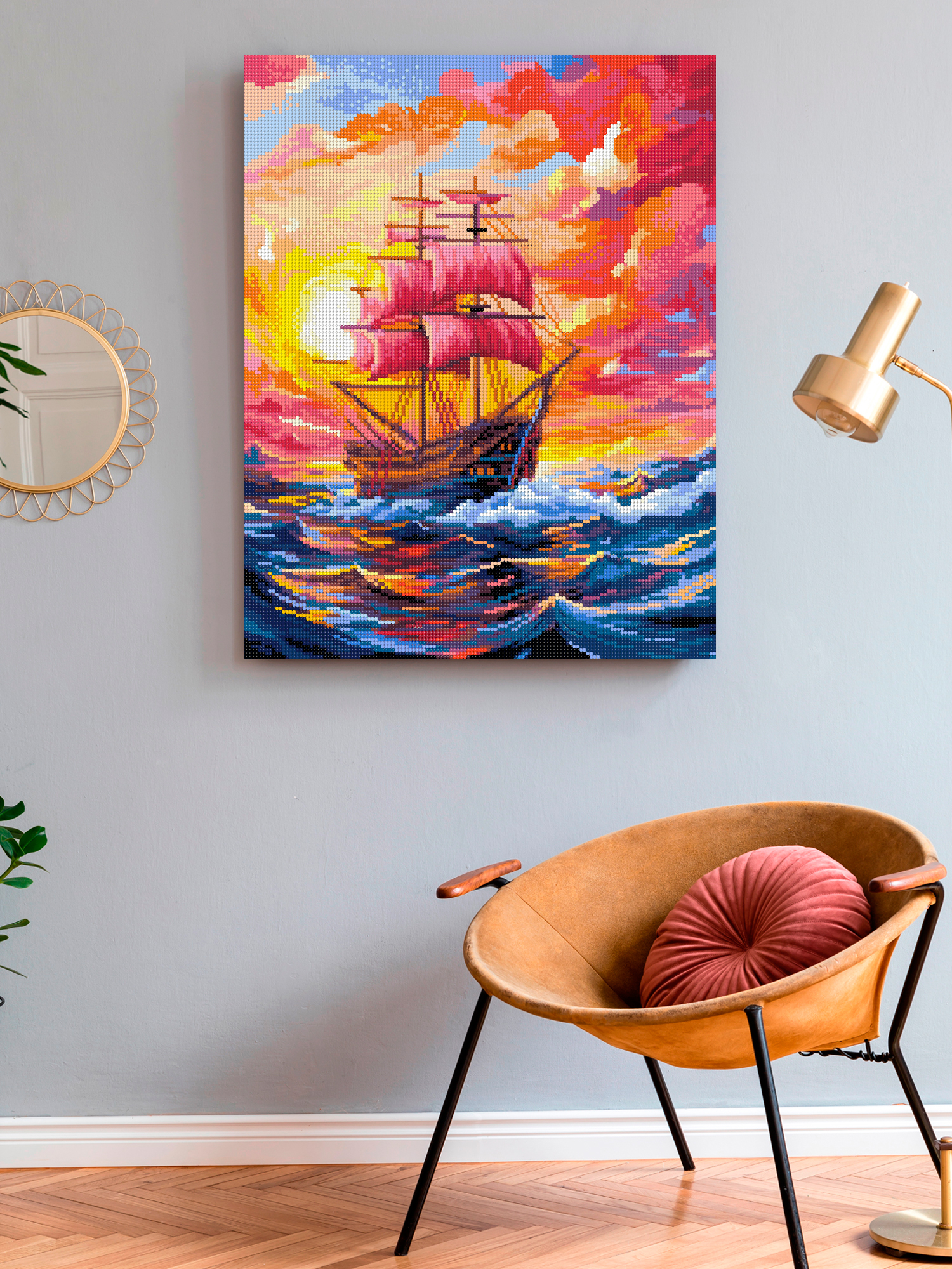 Алмазная мозаика Art on Canvas Алые паруса в ассортименте - фото 3