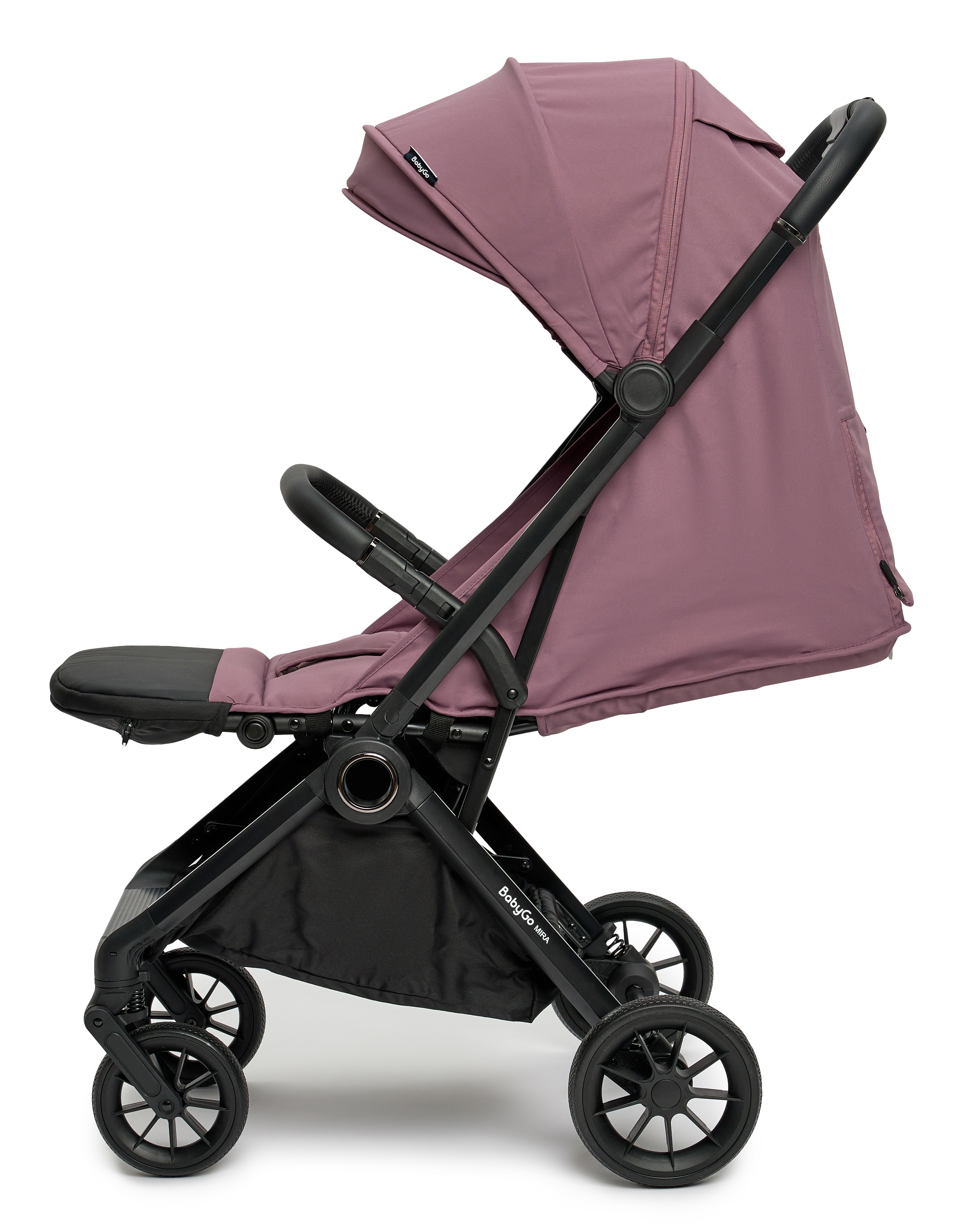 Коляска прогулочная BabyGo Mira New розовый - фото 15