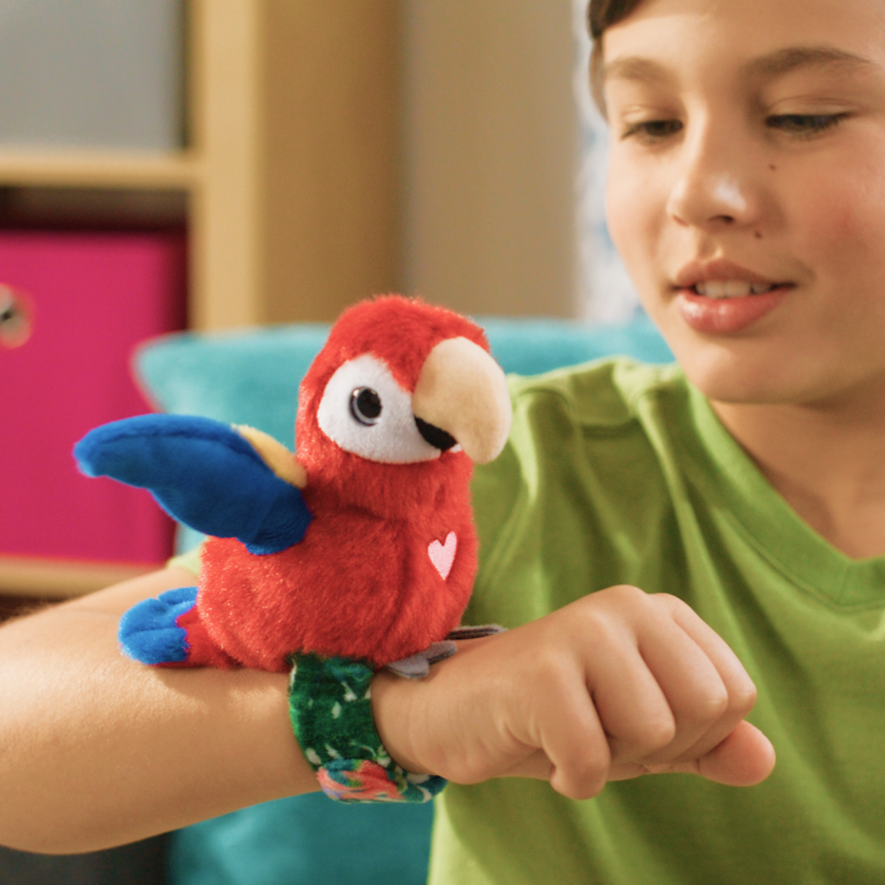 Мягкая игрушка Happy Yappers Красный попугай интерактивная - фото 8