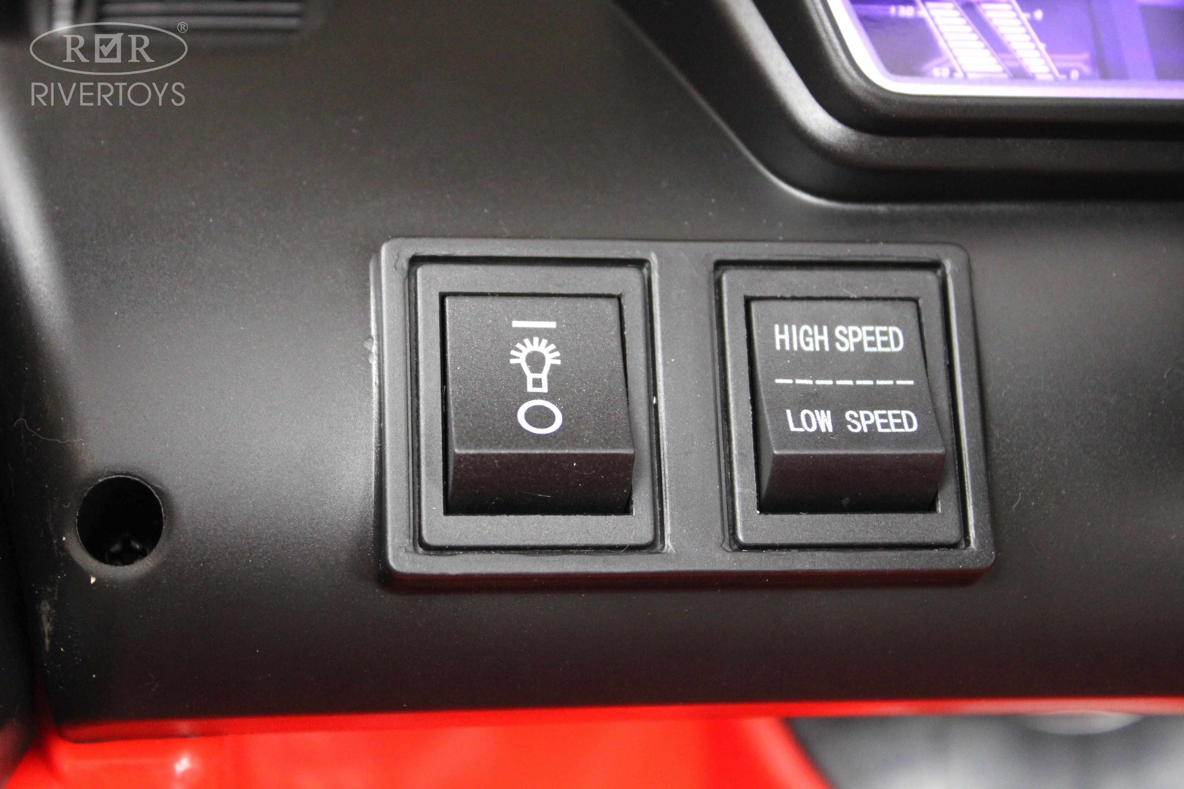 Электромобиль RIVERTOYS A111MP-RED С пультом ДУ - фото 15