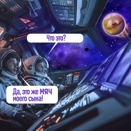 Мяч детский moon ball Крутой Замес 1TOY Венера попрыгунчик лунный галактический мон бол