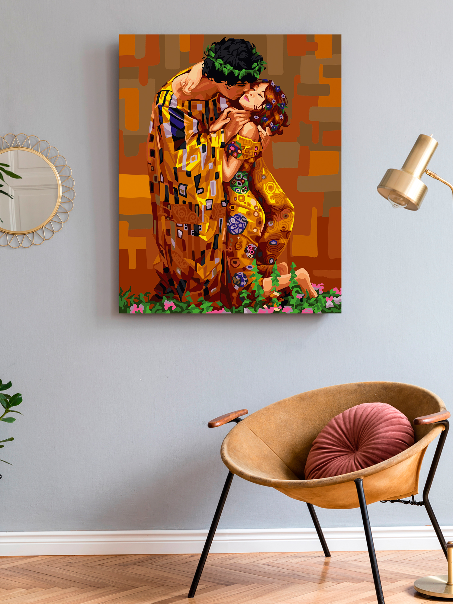 Картина по номерам Art on Canvas Поцелуй в ассортименте - фото 3