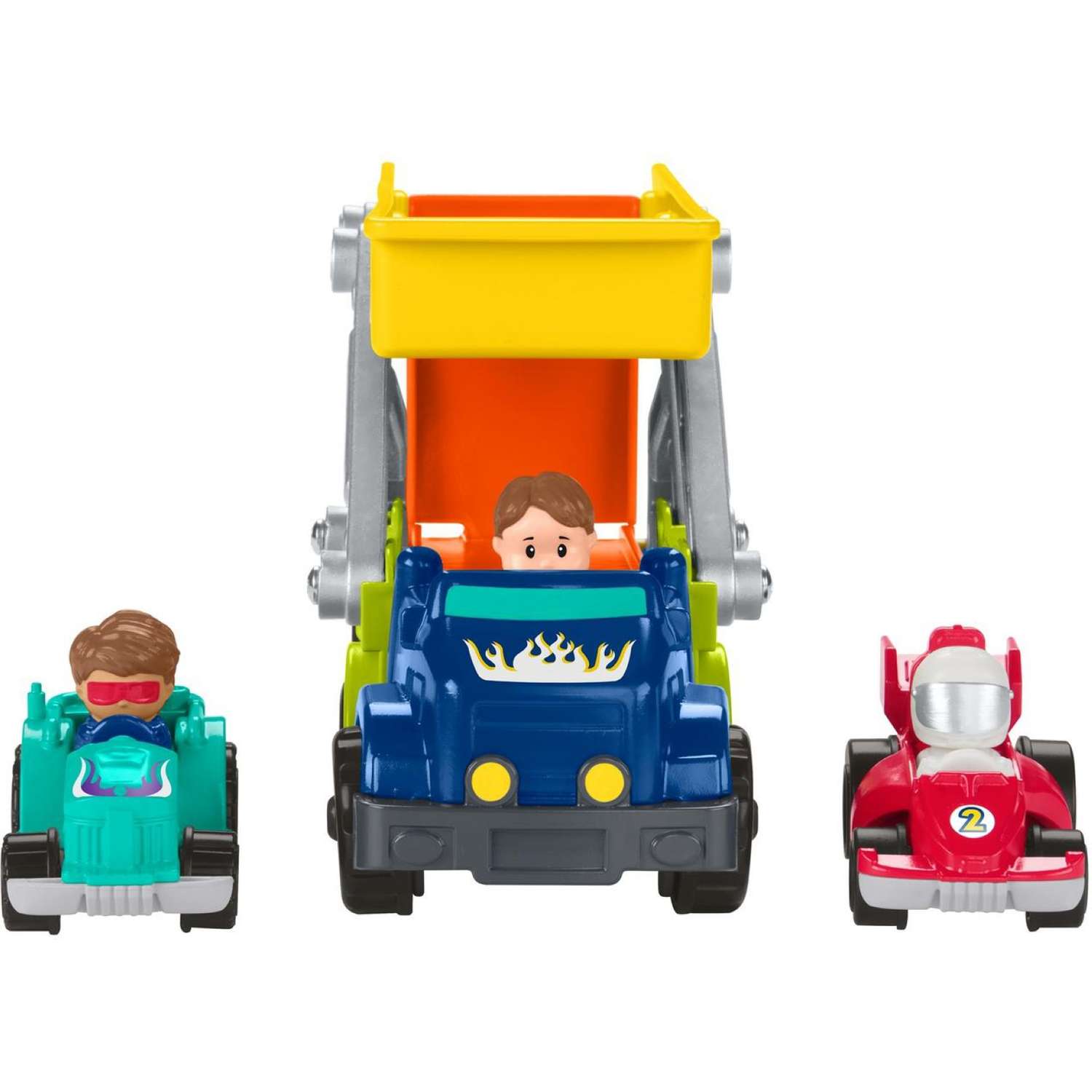 Грузовик Fisher Price Little People Спуск с рампы - фото 3
