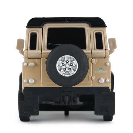 Автомобиль Rastar Land Rover Defender Трансформер 1:32 желтый