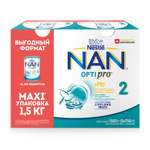 Смесь молочная Nan 2 Optipro 1500г с 6месяцев