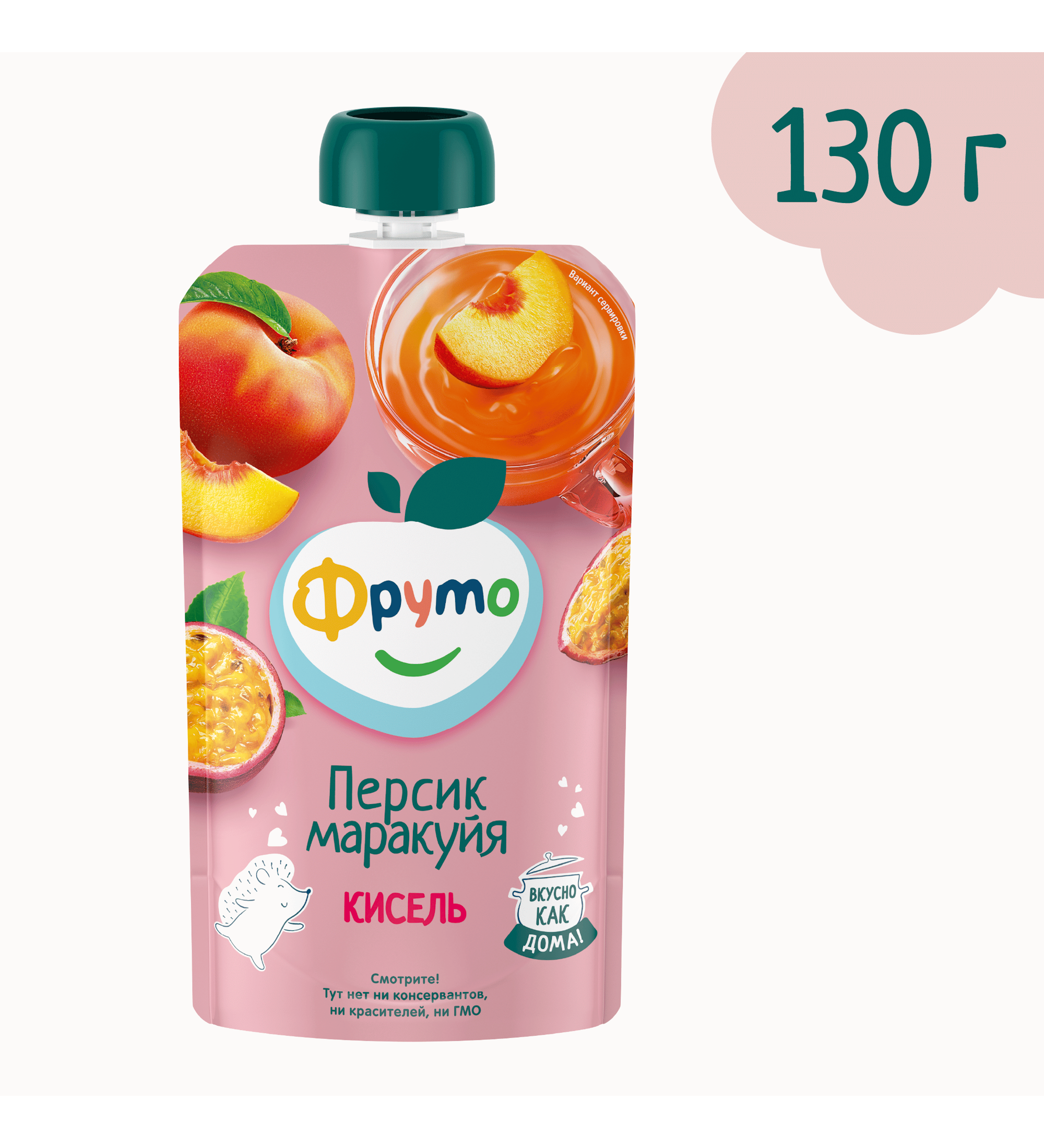 Кисель Фруто персик-маракуйя 130г с 12месяцев - фото 1