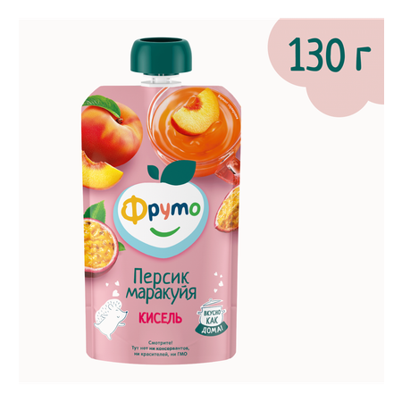 Кисель Фруто персик-маракуйя 130г с 12месяцев