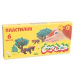 Пластилин Каляка-Маляка 6 цв.