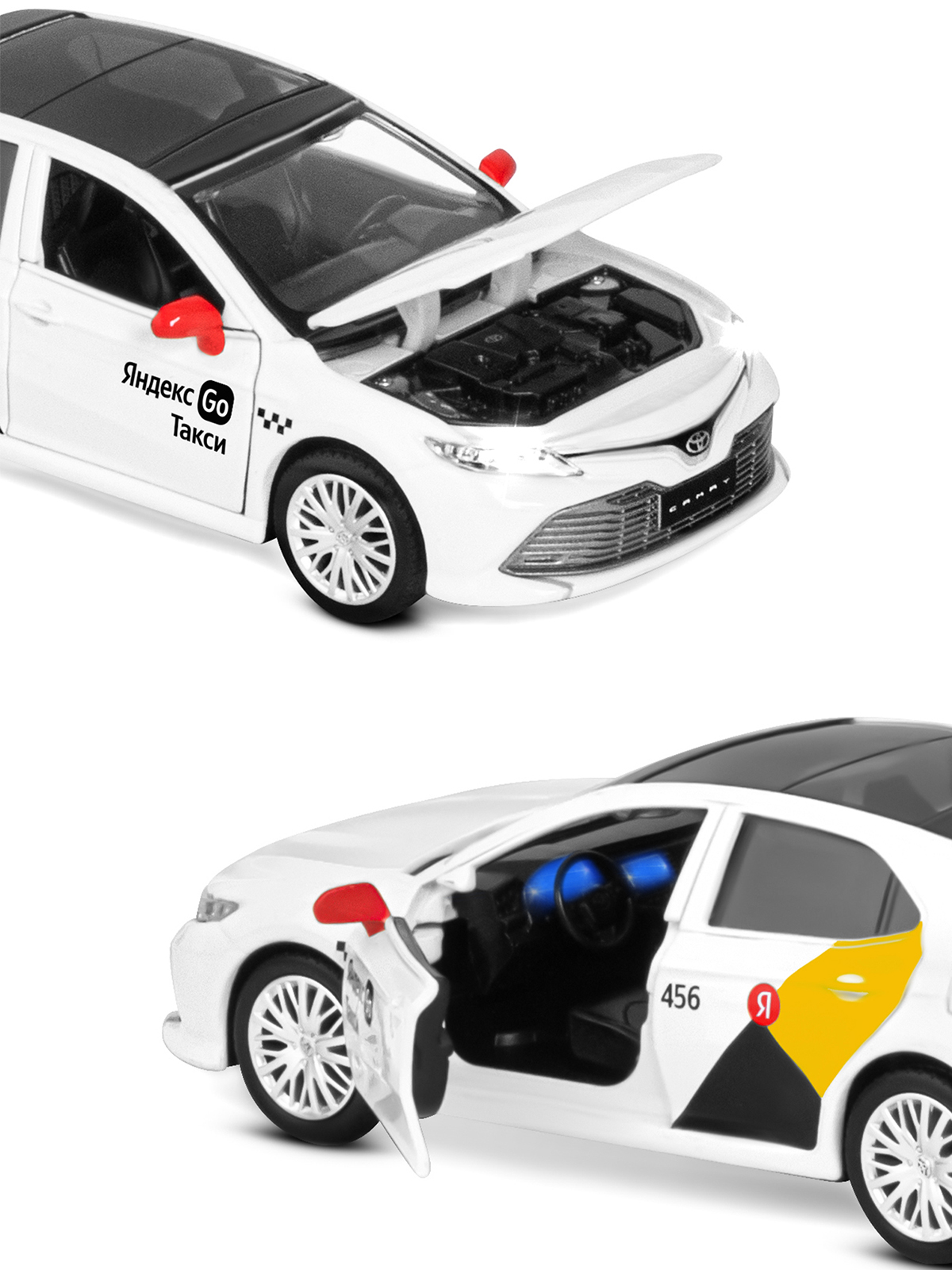 Автомобиль Яндекс GO Toyota Camry Такси озвучено Алисой 1:34 JB1251483 - фото 11