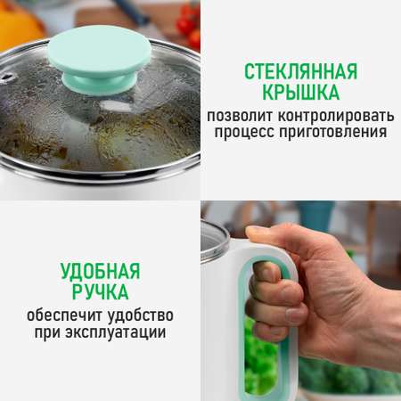 Мультиварка MARTA MT-MC4337A белый ментол