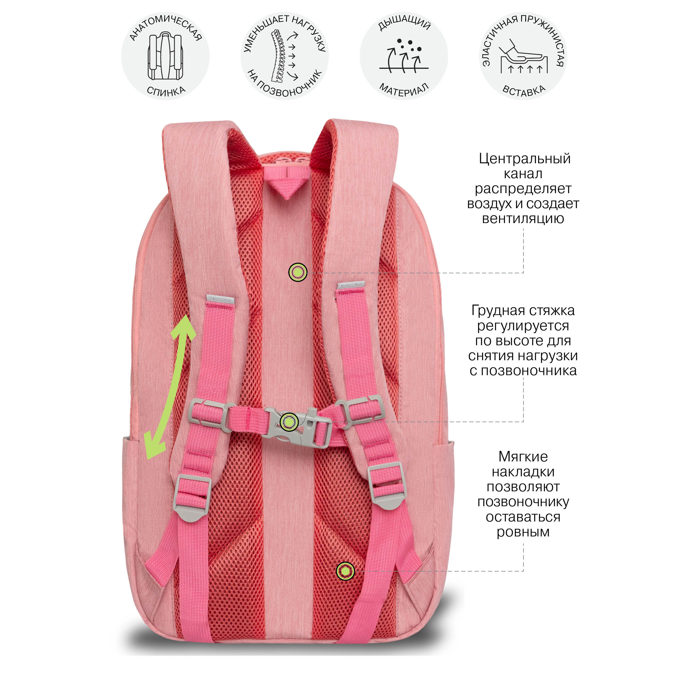 Рюкзак Grizzly для девочки - фото 7