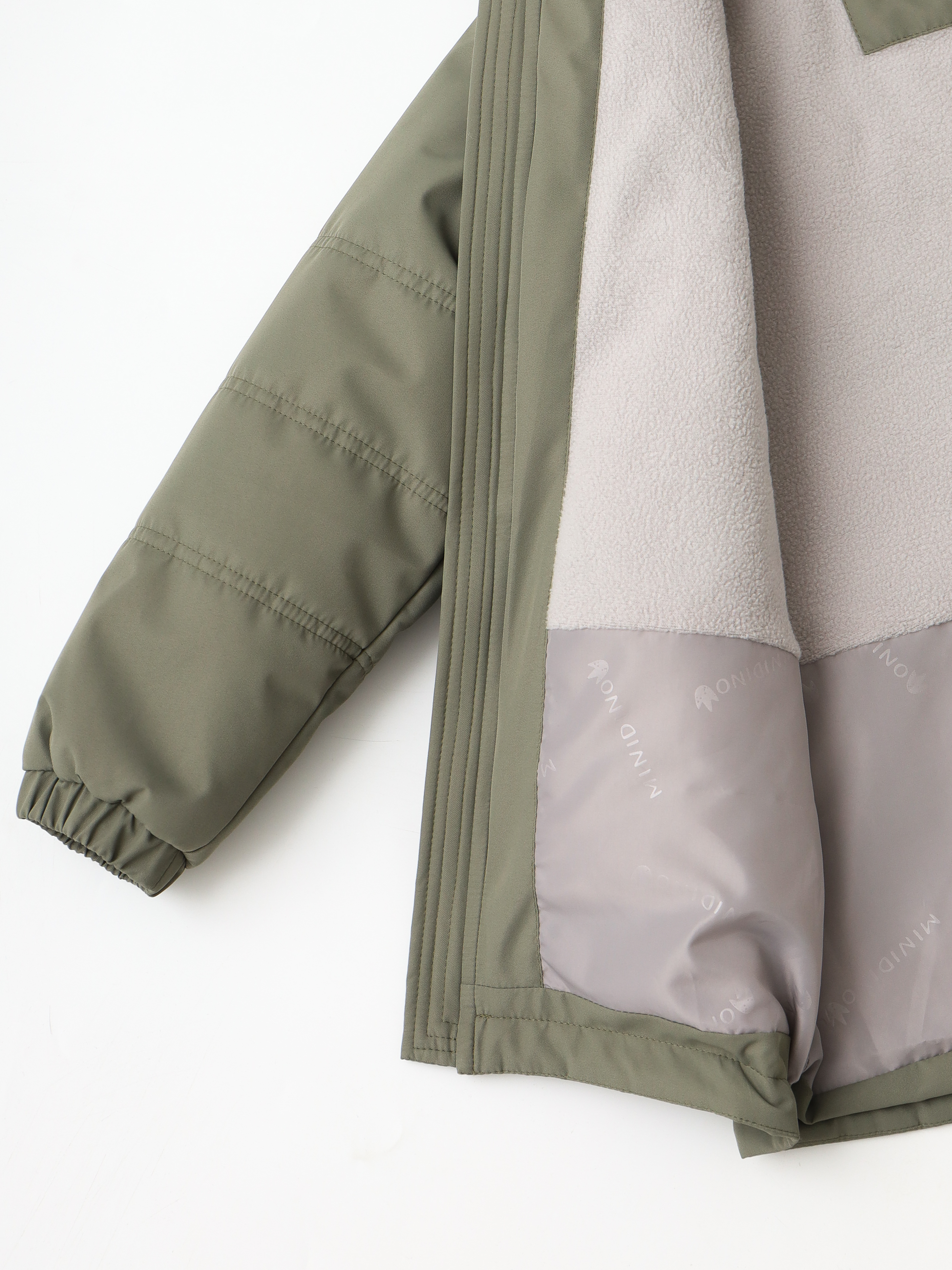 Куртка MINIDINO B-VO-Krt-111/0Куртка демисезонная Мини Д оливка детская - фото 5