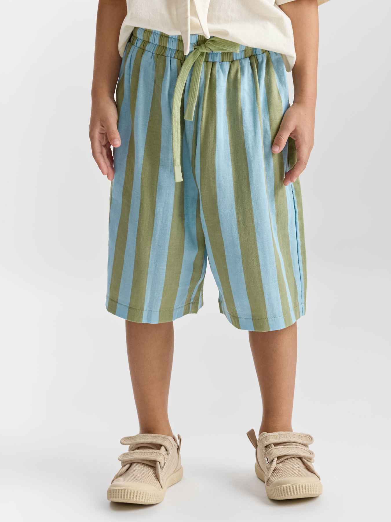 Шорты Happy Baby 88267-1_blue-green-stripe - фото 1