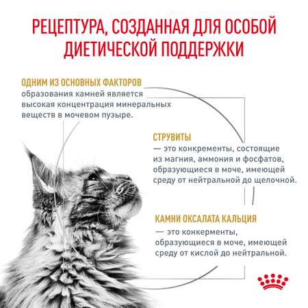 Корм для кошек ROYAL CANIN Veterinary Diet Urinary S/O LP34 Лечение и профилактика МКБ 3.5 кг