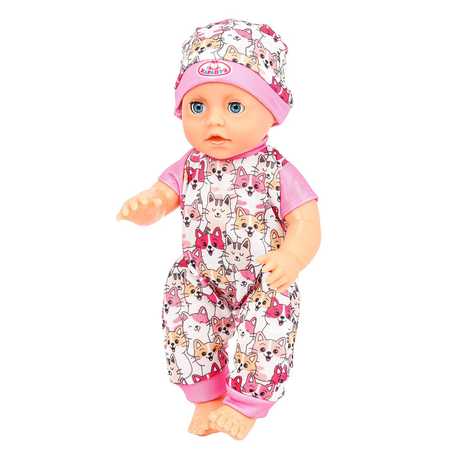 Кукла пупс Карапуз высота 25 см 392412 - фото 4