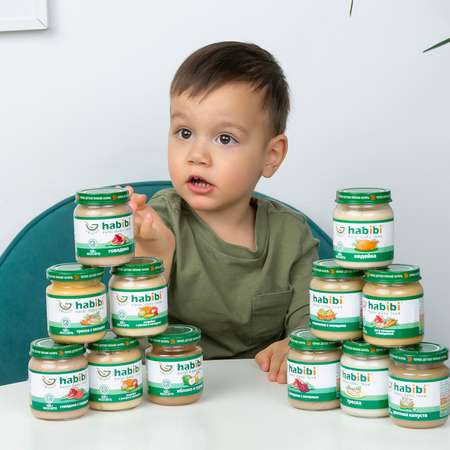 Пюре мясное Халяль Habibi Говядина упаковка 6 шт по 100 г