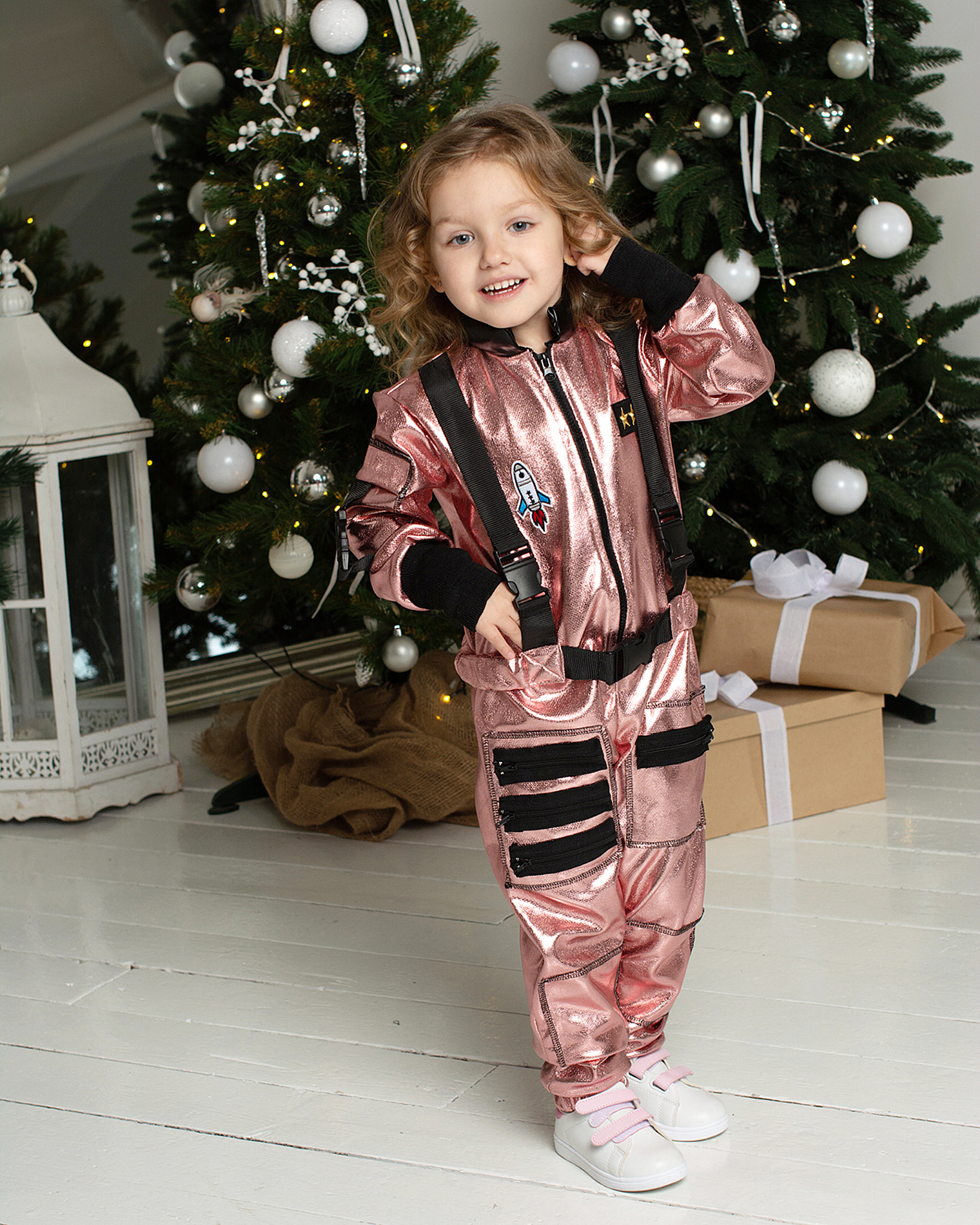 Костюм космонавта металлик Larisol kids 07-ЛК-03-КМ05 - фото 3