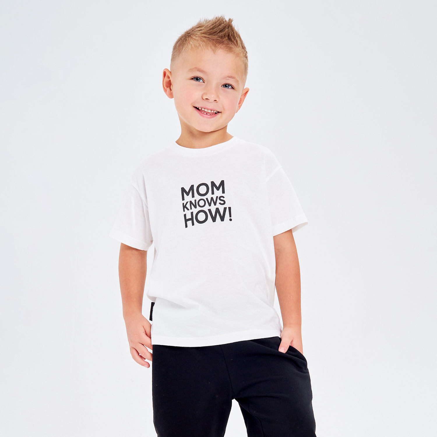 Футболка Lucky Child 144-26К/03-молочный/2-12 - фото 1