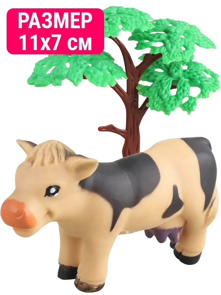 Фигурка Mioshi Корова 10х6 см - фото 1