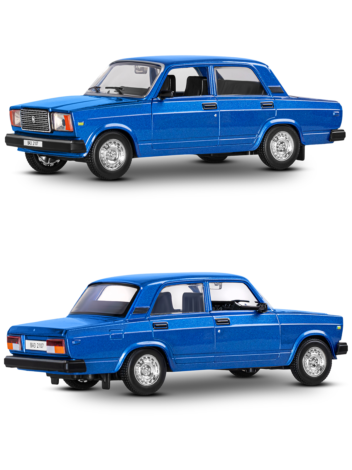 Автомобиль АВТОпанорама ВАЗ 2107 1:24 JB1200158 - фото 9
