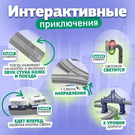 Набор железнодорожный InterCity
