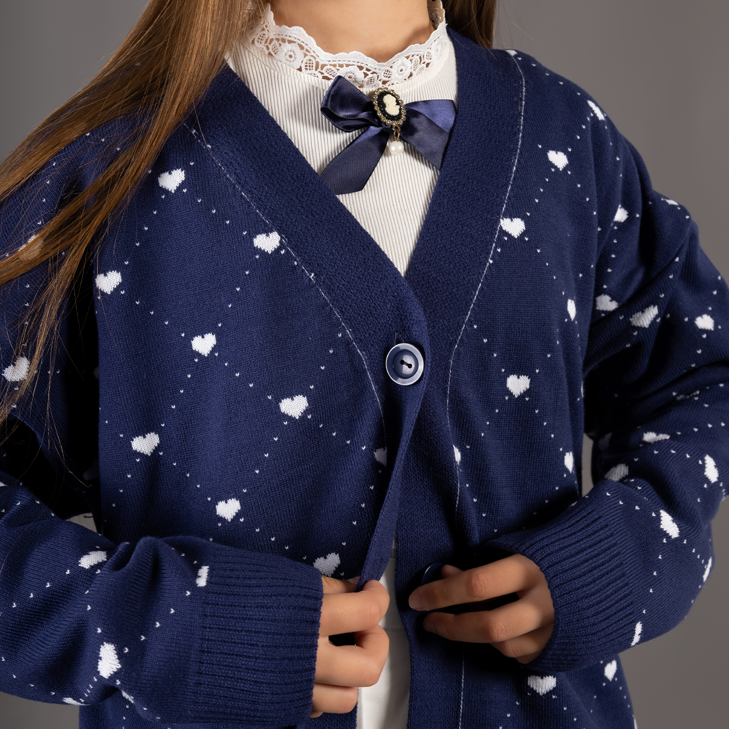 Кардиган LEO 4048С_темно-синий - фото 26